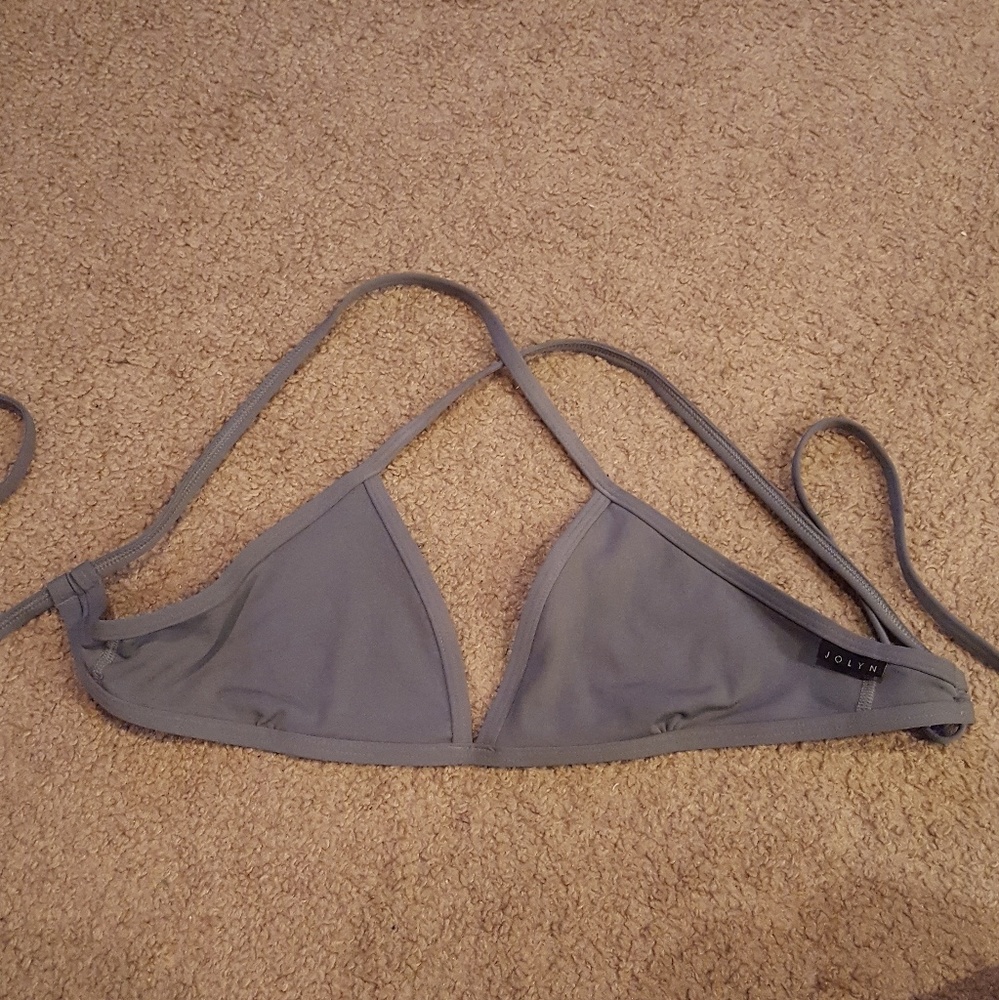 Jolyn swim triangle top size large